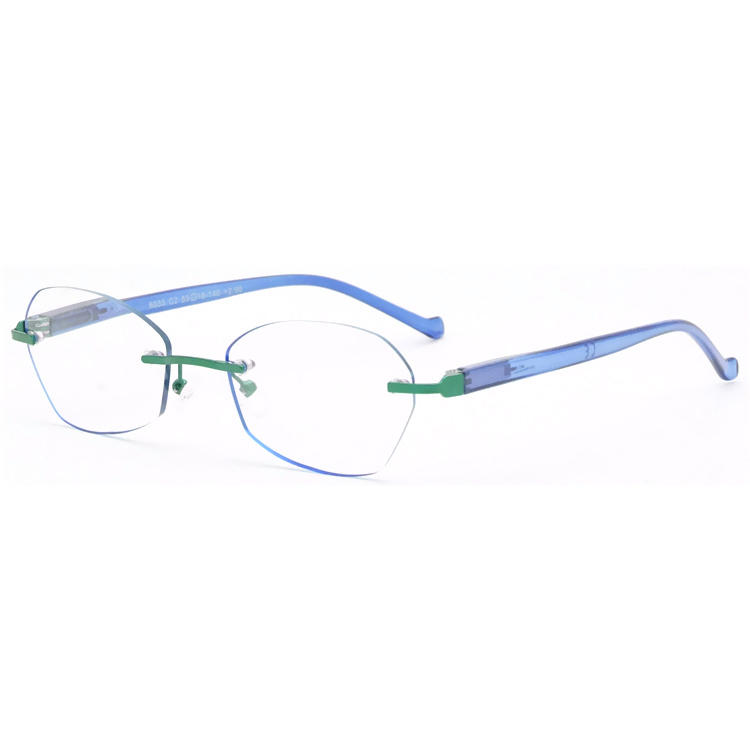 Dachuan Optical DRM368018 China Supplier Rimless Metal Reading Glasses With Special shape (14)